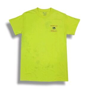 Primitive Skateboarding Short Sleeve Neon Yellow Graphic T-Shirt Men's S